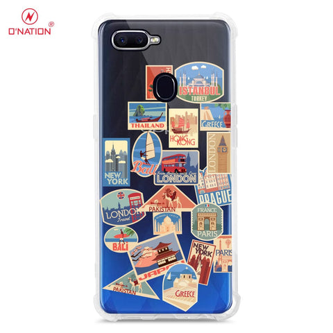 Oppo F9 / F9 Pro Cover - Personalised Boarding Pass Ticket Series - 5 Designs - Clear Phone Case - Soft Silicon Borders