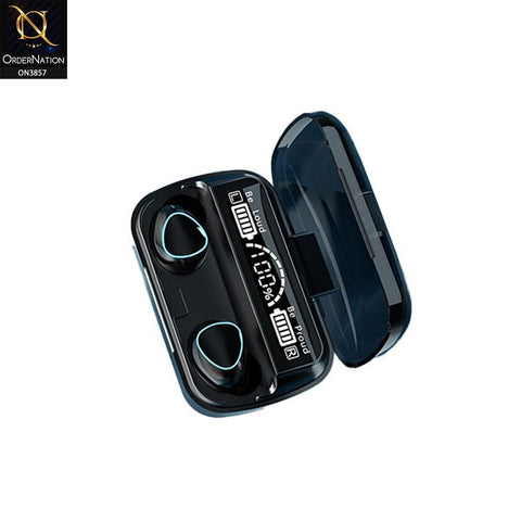 M10 Wireless Earbuds Bluetooth Earphones Noise Cancellation Hifi Quality- Black