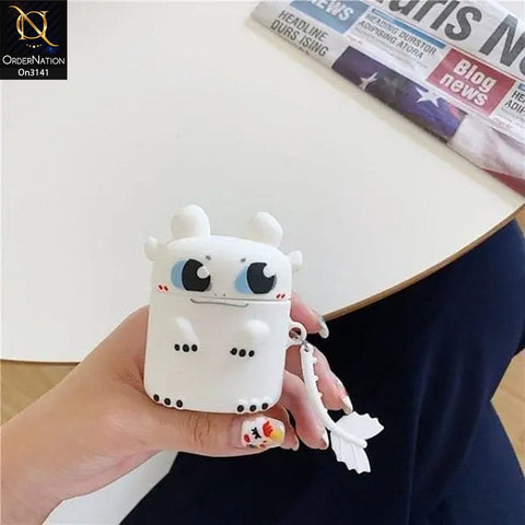 Apple Airpods 1 / 2 Cover - Cute Cartoon Character Soft Sillicone Airpods Case