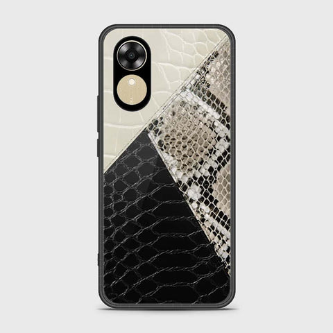 Oppo A17k Cover- Printed Skins Series - HQ Ultra Shine Premium Infinity Glass Soft Silicon Borders Case