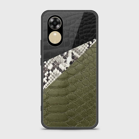 Oppo A17k Cover- Printed Skins Series - HQ Ultra Shine Premium Infinity Glass Soft Silicon Borders Case