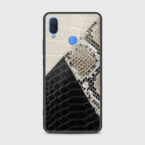 Huawei Y7 (2019) Cover - Printed Skins Series - HQ Ultra Shine Premium Infinity Glass Soft Silicon Borders Case