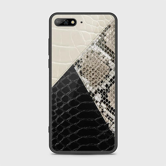 Huawei Y6 Prime 2018 Cover - Printed Skins Series - HQ Ultra Shine Premium Infinity Glass Soft Silicon Borders Case