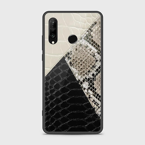 Huawei P30 lite Cover - Printed Skins Series - HQ Ultra Shine Premium Infinity Glass Soft Silicon Borders Case