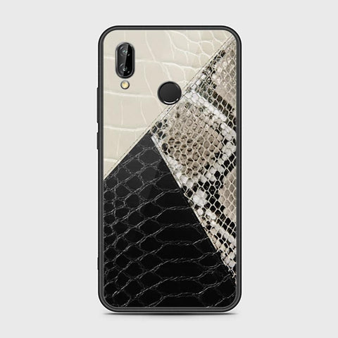 Huawei P20 Lite Cover - Printed Skins Series - HQ Ultra Shine Premium Infinity Glass Soft Silicon Borders Case