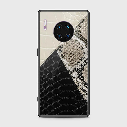 Huawei Mate 30 Pro Cover - Printed Skins Series - HQ Ultra Shine Premium Infinity Glass Soft Silicon Borders Case