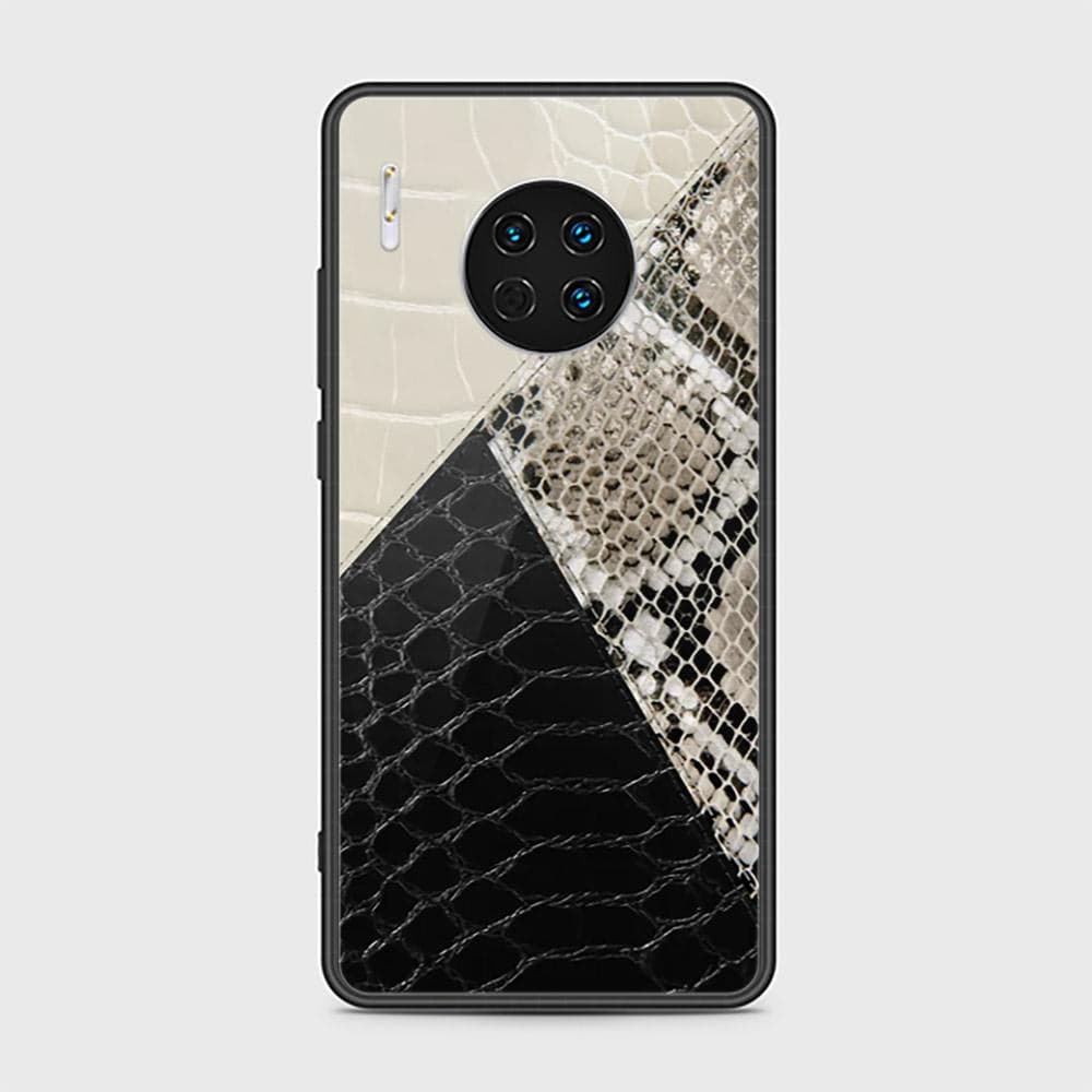 Huawei Mate 30 Cover - Printed Skins Series - HQ Ultra Shine Premium Infinity Glass Soft Silicon Borders Case