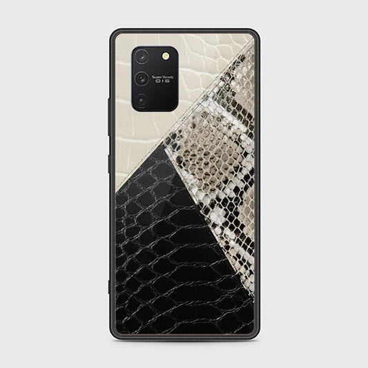 Samsung Galaxy S10 Lite Cover - Printed Skins Series - HQ Ultra Shine Premium Infinity Glass Soft Silicon Borders Case