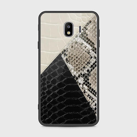 Samsung Galaxy J4 2018 Cover - Printed Skins Series - HQ Ultra Shine Premium Infinity Glass Soft Silicon Borders Case