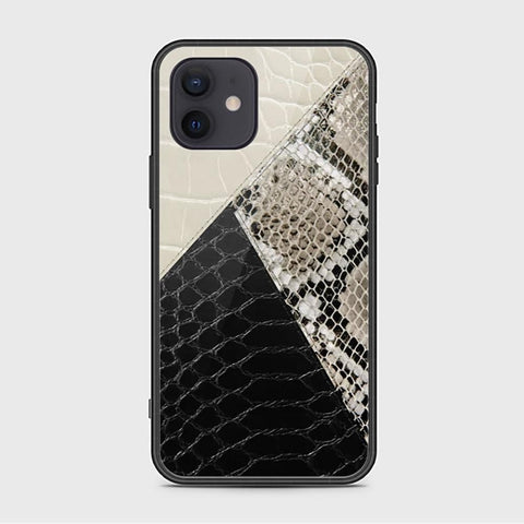iPhone 12 Mini Cover - Printed Skins Series - HQ Ultra Shine Premium Infinity Glass Soft Silicon Borders Case