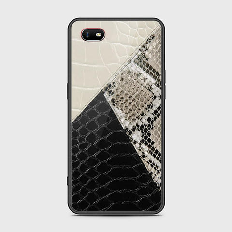 Oppo A1k Cover - Printed Skins Series - HQ Ultra Shine Premium Infinity Glass Soft Silicon Borders Case