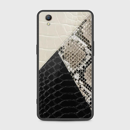 Oppo A37 Cover - Printed Skins Series - HQ Ultra Shine Premium Infinity Glass Soft Silicon Borders Case