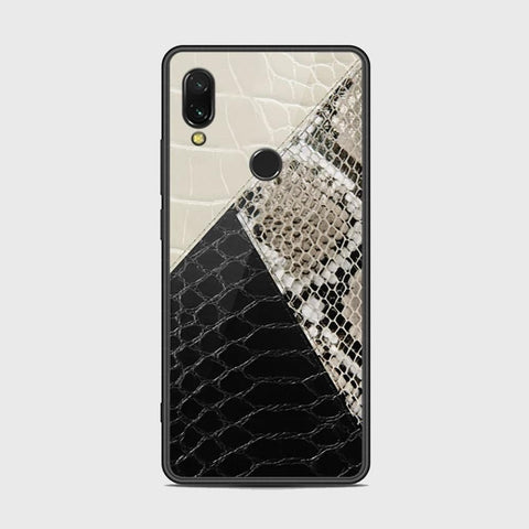 Xiaomi Redmi 7 Cover - Printed Skins Series - HQ Ultra Shine Premium Infinity Glass Soft Silicon Borders Case