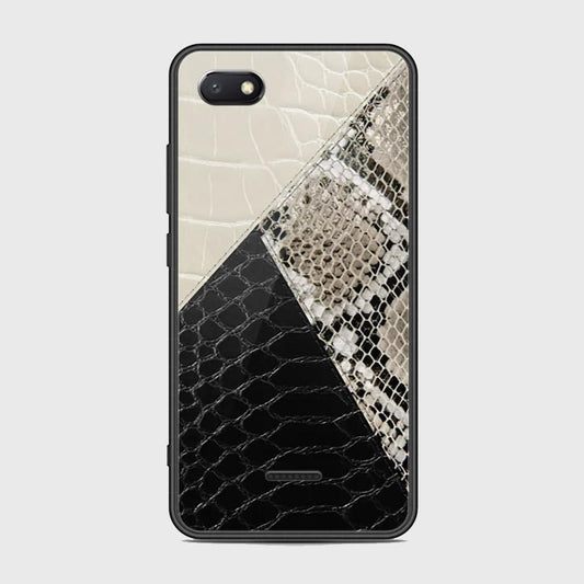 Xiaomi Redmi 6A Cover - Printed Skins Series - HQ Ultra Shine Premium Infinity Glass Soft Silicon Borders Case