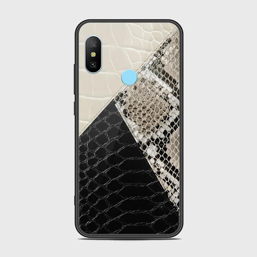 Xiaomi Redmi Note 6 Pro Cover - Printed Skins Series - HQ Ultra Shine Premium Infinity Glass Soft Silicon Borders Case