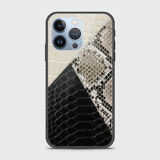 iPhone 13 Pro Cover- Printed Skins Series - HQ Ultra Shine Premium Infinity Glass Soft Silicon Borders Case