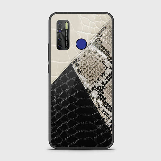 Infinix Hot 9 Pro Cover- Printed Skins Series - HQ Ultra Shine Premium Infinity Glass Soft Silicon Borders Case