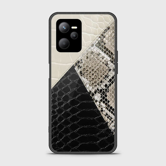 Realme C35 Cover- Printed Skins Series - HQ Ultra Shine Premium Infinity Glass Soft Silicon Borders Case