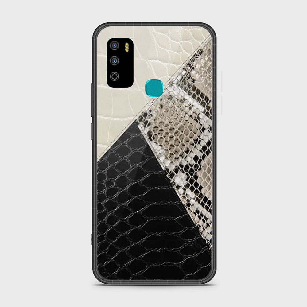 Infinix Hot 9 Play Cover- Printed Skins Series - HQ Ultra Shine Premium Infinity Glass Soft Silicon Borders Case