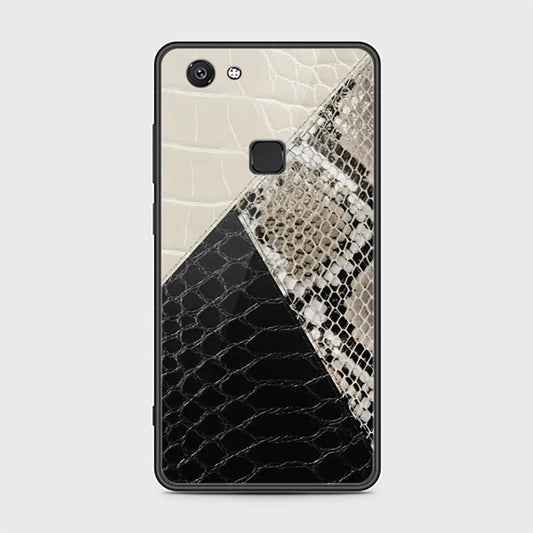 Vivo V7 Plus Cover - Printed Skins Series - HQ Ultra Shine Premium Infinity Glass Soft Silicon Borders Case