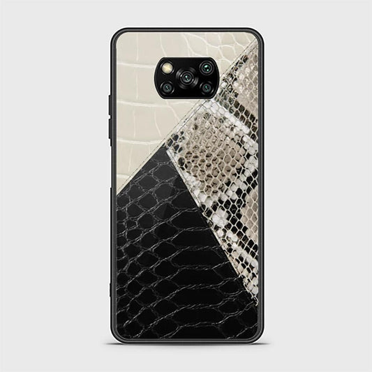 Xiaomi Poco X3 Cover - Printed Skins Series - HQ Ultra Shine Premium Infinity Glass Soft Silicon Borders Case