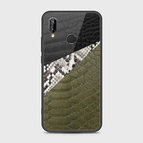 Huawei P20 Lite Cover - Printed Skins Series - HQ Ultra Shine Premium Infinity Glass Soft Silicon Borders Case