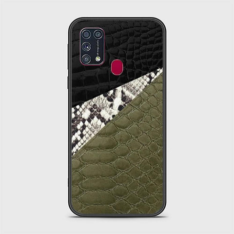 Samsung Galaxy M31 Cover - Printed Skins Series - HQ Ultra Shine Premium Infinity Glass Soft Silicon Borders Case