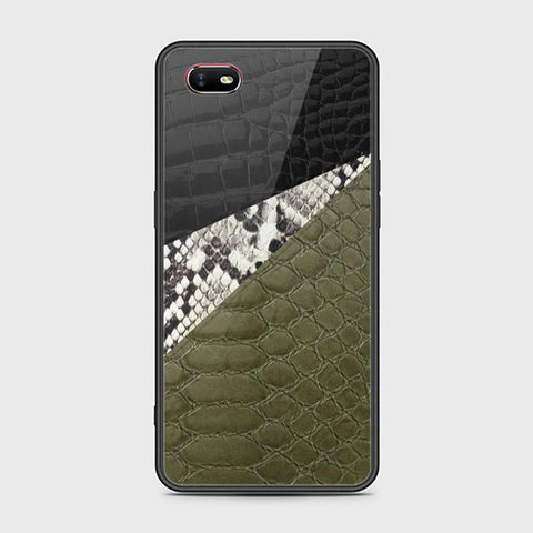 Oppo A1k Cover - Printed Skins Series - HQ Ultra Shine Premium Infinity Glass Soft Silicon Borders Case