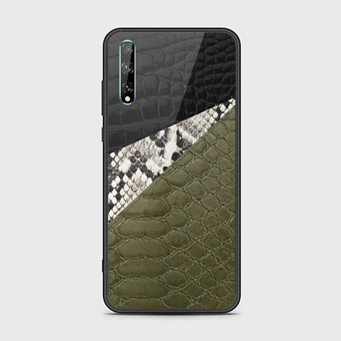 Huawei Y8p Cover- Printed Skins Series - HQ Ultra Shine Premium Infinity Glass Soft Silicon Borders Case