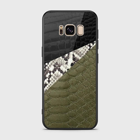 Samsung Galaxy S8 Cover - Printed Skins Series - HQ Ultra Shine Premium Infinity Glass Soft Silicon Borders Case