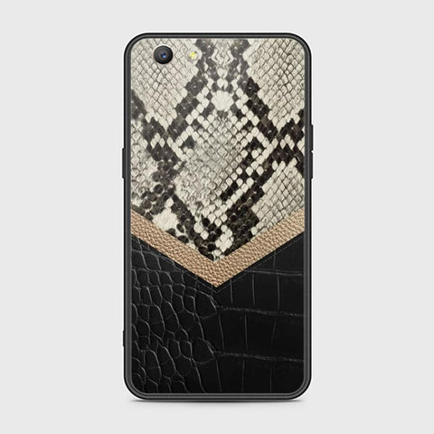 Oppo A59 Cover - Printed Skins Series - HQ Ultra Shine Premium Infinity Glass Soft Silicon Borders Case