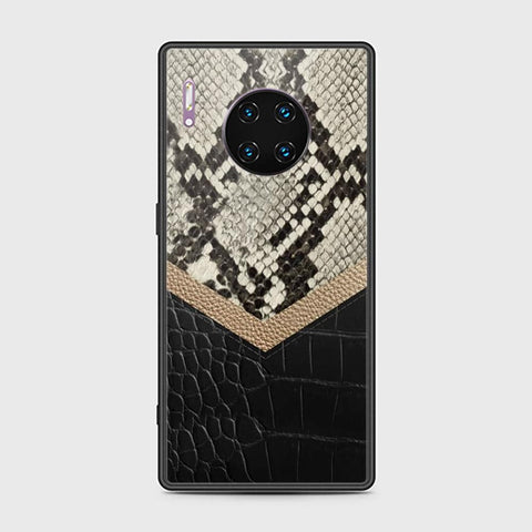 Huawei Mate 30 Pro Cover - Printed Skins Series - HQ Ultra Shine Premium Infinity Glass Soft Silicon Borders Case