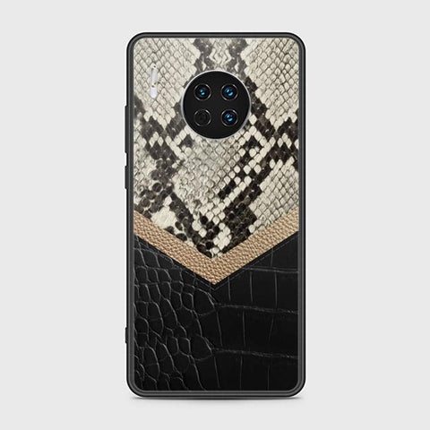 Huawei Mate 30 Cover - Printed Skins Series - HQ Ultra Shine Premium Infinity Glass Soft Silicon Borders Case