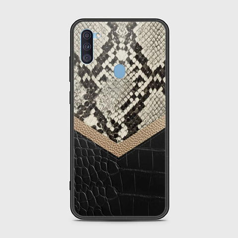 Samsung Galaxy M11 Cover - Printed Skins Series - HQ Ultra Shine Premium Infinity Glass Soft Silicon Borders Case