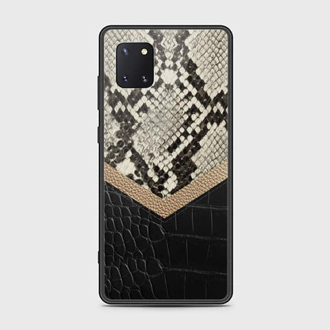 Samsung Galaxy A81 Cover - Printed Skins Series - HQ Ultra Shine Premium Infinity Glass Soft Silicon Borders Case
