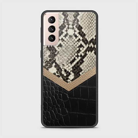 Samsung Galaxy S21 Plus 5G Cover - Printed Skins Series - HQ Ultra Shine Premium Infinity Glass Soft Silicon Borders Case