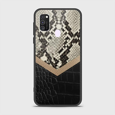Samsung Galaxy M30s Cover - Printed Skins Series - HQ Ultra Shine Premium Infinity Glass Soft Silicon Borders Case