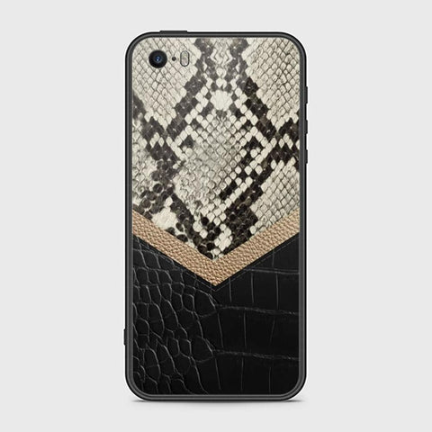 iPhone SE Cover - Printed Skins Series - HQ Ultra Shine Premium Infinity Glass Soft Silicon Borders Case