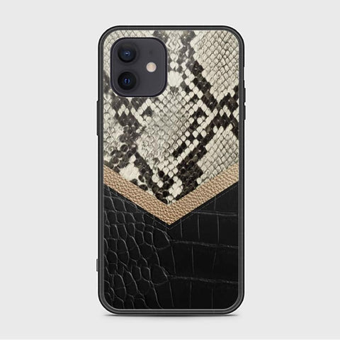 iPhone 12 Mini Cover - Printed Skins Series - HQ Ultra Shine Premium Infinity Glass Soft Silicon Borders Case