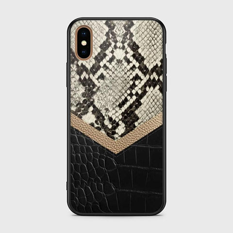 iPhone XS Max Cover - Printed Skins Series - HQ Ultra Shine Premium Infinity Glass Soft Silicon Borders Case