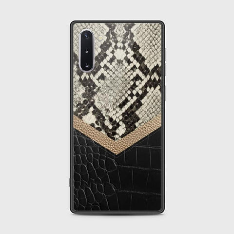 Samsung Galaxy Note 10 Cover - Printed Skins Series - HQ Ultra Shine Premium Infinity Glass Soft Silicon Borders Case