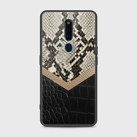 Oppo F11 Pro Cover - Printed Skins Series - HQ Ultra Shine Premium Infinity Glass Soft Silicon Borders Case