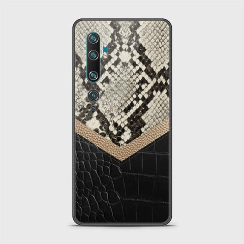 Xiaomi Mi Note 10 Cover - Printed Skins Series - HQ Ultra Shine Premium Infinity Glass Soft Silicon Borders Case