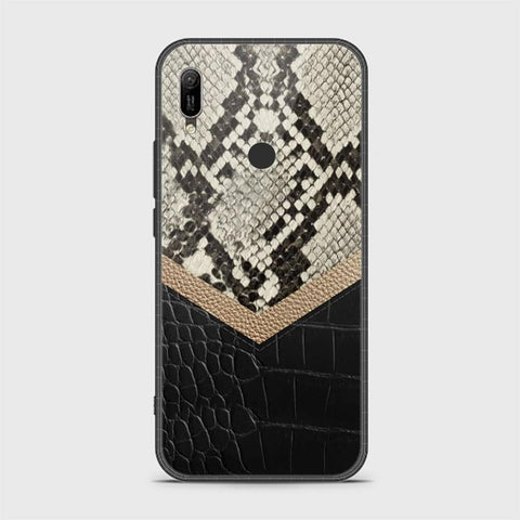 Huawei Y6s 2019 Cover - Printed Skins Series - HQ Ultra Shine Premium Infinity Glass Soft Silicon Borders Case