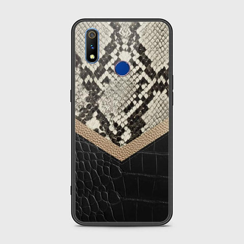 Realme 3 Cover - Printed Skins Series - HQ Ultra Shine Premium Infinity Glass Soft Silicon Borders Case