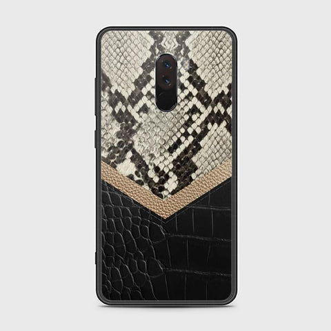 Xiaomi Pocophone F1 Cover - Printed Skins Series - HQ Ultra Shine Premium Infinity Glass Soft Silicon Borders Case