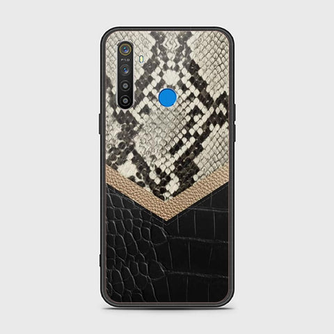 Realme 5i Cover - Printed Skins Series - HQ Ultra Shine Premium Infinity Glass Soft Silicon Borders Case