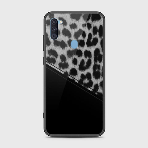 Samsung Galaxy M11 Cover - Printed Skins Series - HQ Ultra Shine Premium Infinity Glass Soft Silicon Borders Case