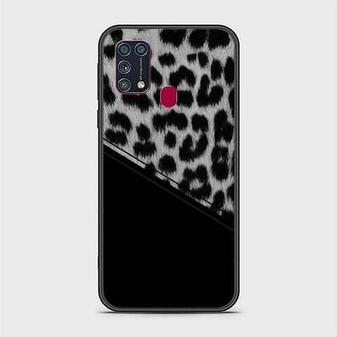 Samsung Galaxy M31 Cover - Printed Skins Series - HQ Ultra Shine Premium Infinity Glass Soft Silicon Borders Case