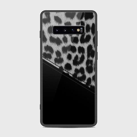 Samsung Galaxy S10 Plus Cover - Printed Skins Series - HQ Ultra Shine Premium Infinity Glass Soft Silicon Borders Case